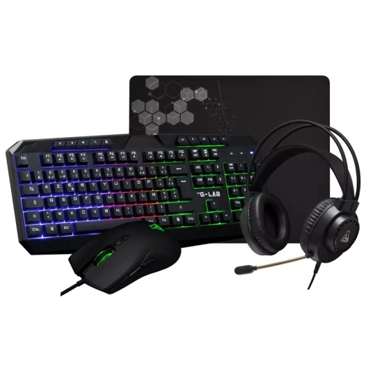 combo clav+sour+casque+tapis. - the g-lab