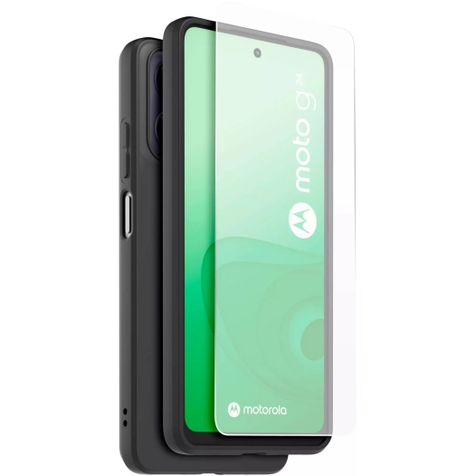 coque noire+prot ecran moto e14/g04s/g24 - casr