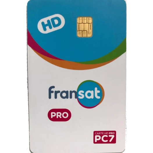 carte pc7 fransat hd pro. - wisi