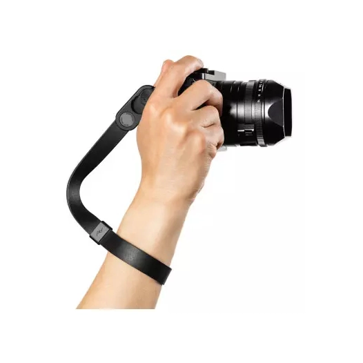 cuff cuir noir dragonne - peak design