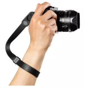 cuff cuir noir dragonne - peak design