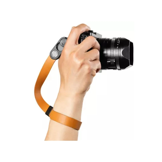 cuff cuir orange dragonne - peak design