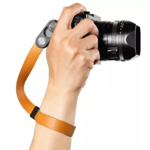 cuff cuir orange dragonne - peak design