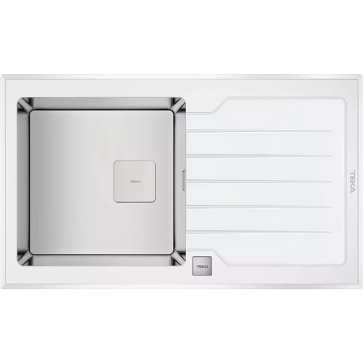 1c+1e.860x510.inox/verre.blanc. - teka