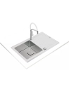 1c+1e.860x510.inox/verre.blanc. - teka