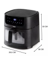 deli fryer.1800w.8l.2kg.minut.8prg. - domo