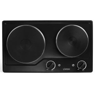 2elec.2500w.manettes frontales.2thermo. - livoo