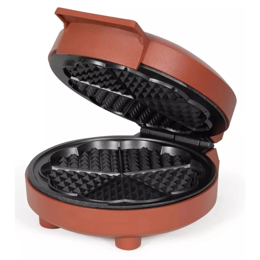 gaufrier coeur.1000w.5gaufres.rouge. - livoo