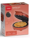 gaufrier coeur.1000w.5gaufres.rouge. - livoo