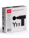 pistolet massage.6vit.4acc.aut40mn.usbc. - livoo