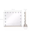 miroir maquillage.posable.led.56x44. - livoo