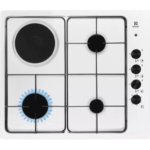 3gaz+1elec.60cm.thermoc.cdes lat.blc. - electrolux