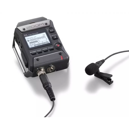 enregistreur 2 pistes + micro lavalier - zoom