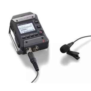 enregistreur 2 pistes + micro lavalier - zoom