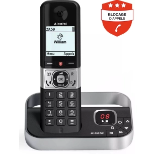 dect.200mem.ml.rep50mn.bloc appels.noir. - alcatel