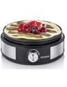 fondue/crepiere.1500w.8pers.inox/noir. - severin