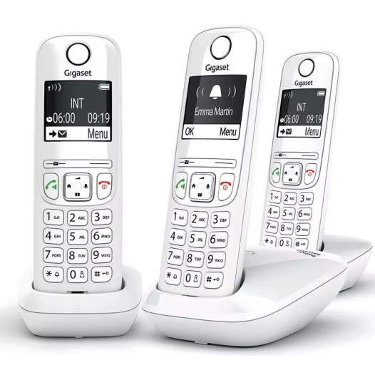 trio.eco dect.100mem.ml.aut14h.blanc. - gigaset