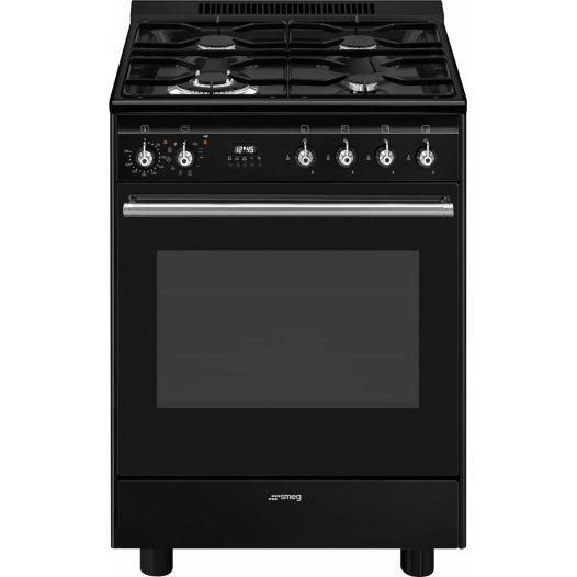 60x60.4gaz.9fn.70l.pyro.a.noir brill. - smeg gamme elite