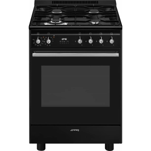 60x60.4gaz.9fn.70l.pyro.a.noir brill. - smeg gamme elite