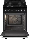 60x60.4gaz.9fn.70l.pyro.a.noir brill. - smeg gamme elite