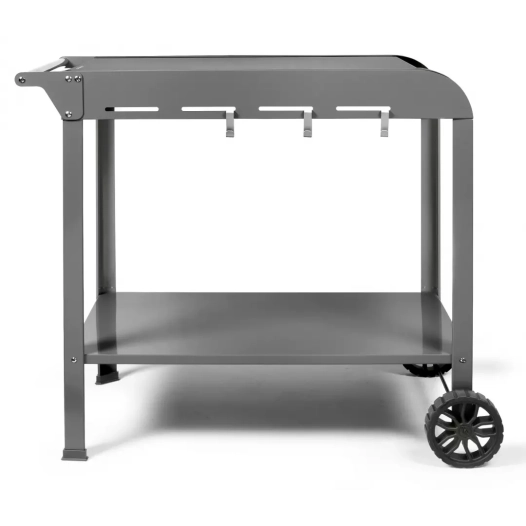 desserte p/plancha.79x49cm.roul.gris. - livoo