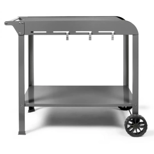 desserte p/plancha.79x49cm.roul.gris. - livoo