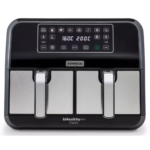khealthyfry twin.1700w.2x4l.8prg. - kenwood