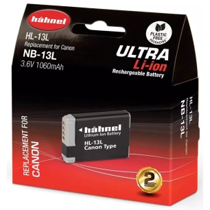 batterie compat ultra canon nb-13l - hahnel