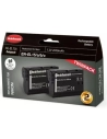 bipack batterie compatible en-el15 - hahnel