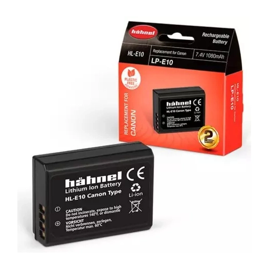 batterie compatible canon lp-e10 - hahnel