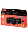 bipack batterie compatible canon lp-e6 - hahnel