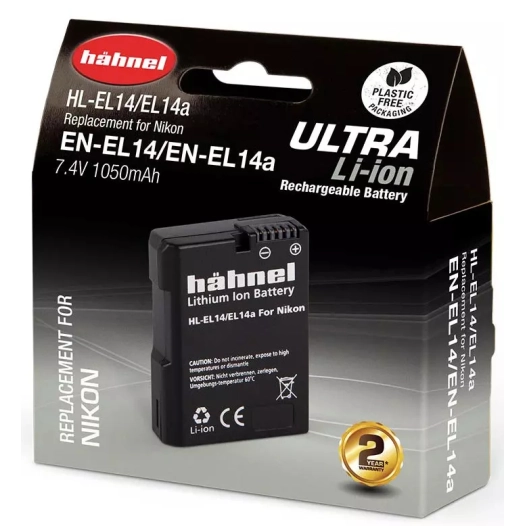 batterie compatible nikon en-el14 ultra - hahnel