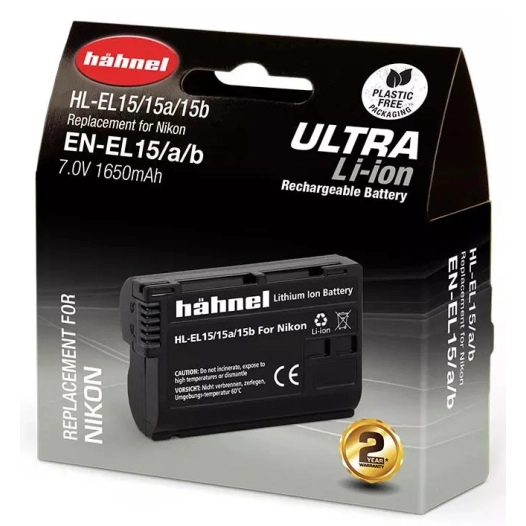 batterie compatible nikon en-el15 ultra - hahnel