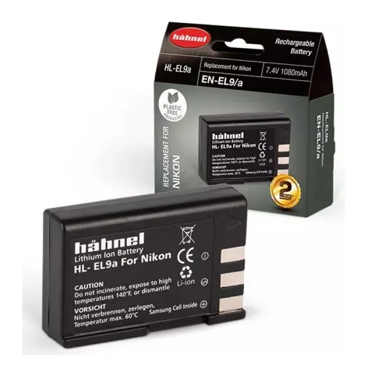 batterie compatible nikon en-el9 - hahnel