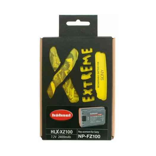 hlx-xz100 extreme batterie sony - hahnel
