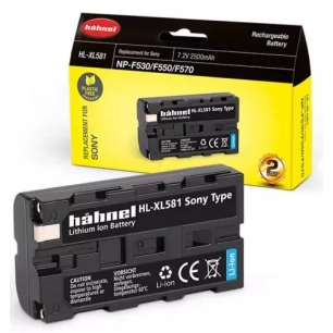 batterie compatible sony npf530/550/570 - hahnel