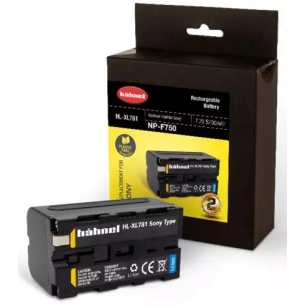batterie compatible sony np-f750 - hahnel