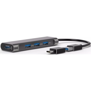 hub usb adapt.3ports usb-a2.0+1hdmi. - bluestork