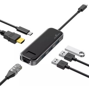 hub usb.3usb-a2.0+1hdmi+1usbc+1rj45. - bluestork