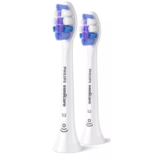sensitive.2 tetes brosse.blanc. - philips