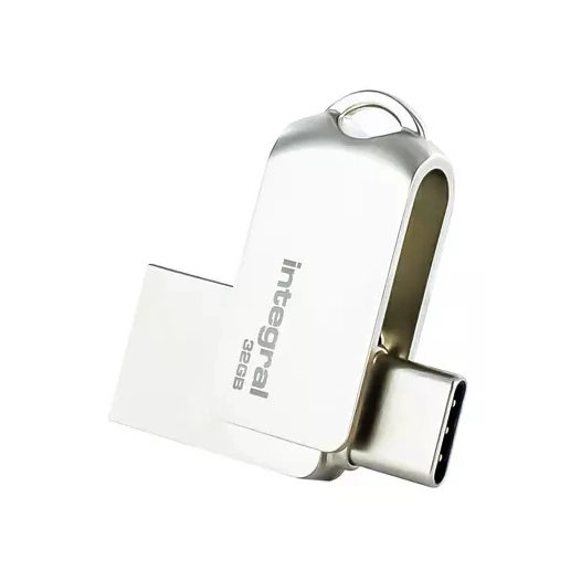 cle 32gb usb3.0 + type-c dual 360. - integral
