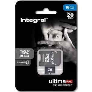 microsdhc 16gb v10 full hd - integral