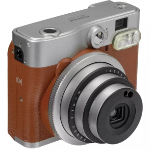 instax mini 90 neo classic marron + bat - fujifilm