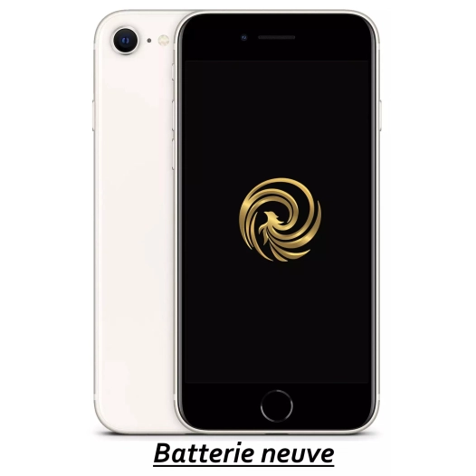 iphone se2020 blanc grade a new batterie - reborn