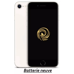 iphone se2020 blanc grade a new batterie - reborn