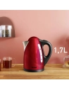 1,7l.2400w.inox rouge/noir. - tefal