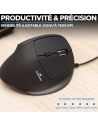 souris ergonomique filaire.7200 dpi. - bluestork