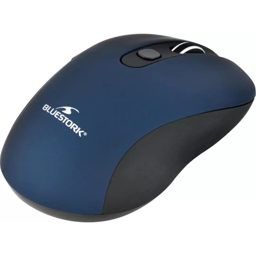 souris ss fil 4 6 buttons - metalic blu - bluestork