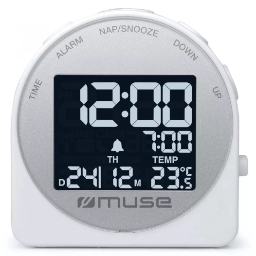 reveil.led.date/temp.blanc. - muse