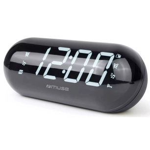 reveil.pll.fm.2alarm.aff led 1,8p.noir. - muse